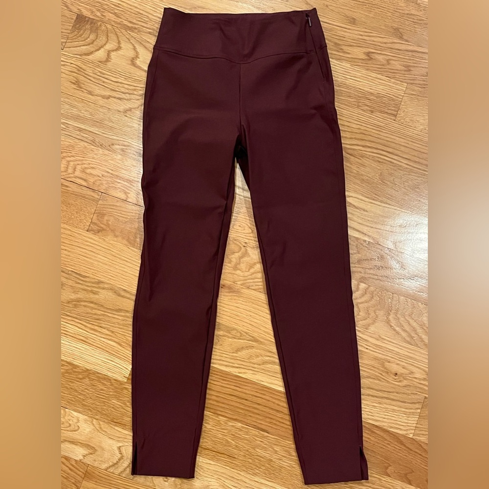 Athleta Wander Slim Ankle Pant- size 4 -Color Antique Burgundy